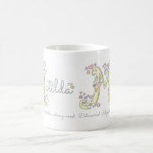 Matilda-Name bedeutet Monogramm M-Tasse Kaffeetasse (Mittel)
