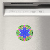 MATILDA ~ Personalisiert Osterstar Fraktal ~ Magnet (In Situ (Geschirrspüler))