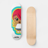 MATILDA ROT-KOPF SKATEBOARD (Vorderseite)