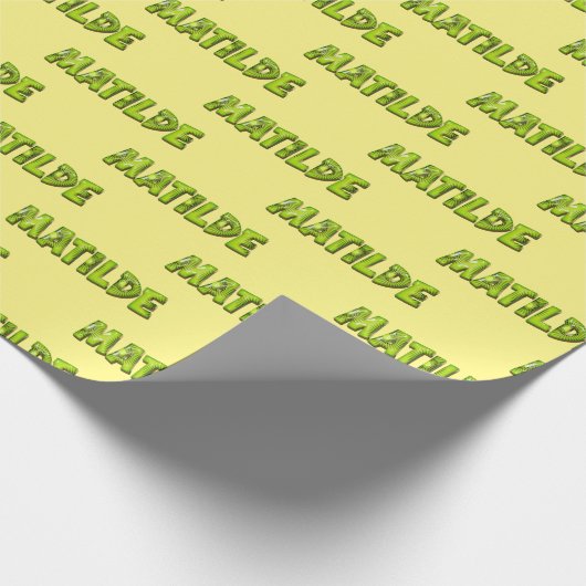 Matilde Kiwi Fruit Geschenk papier Geschenkpapier (Ecke)