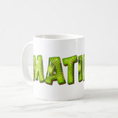 Matilde Name Kiwi Style Tasse Teetasse Kaffeetasse (Vorderseite Links)