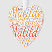 Matilde Ornament (Vorderseite)