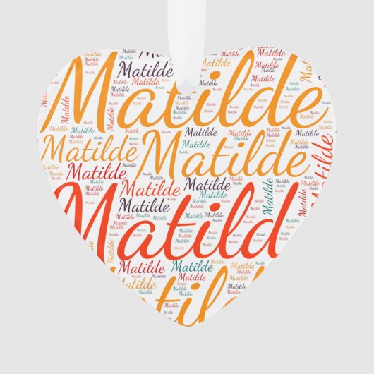 Matilde Ornament (Vorderseite)