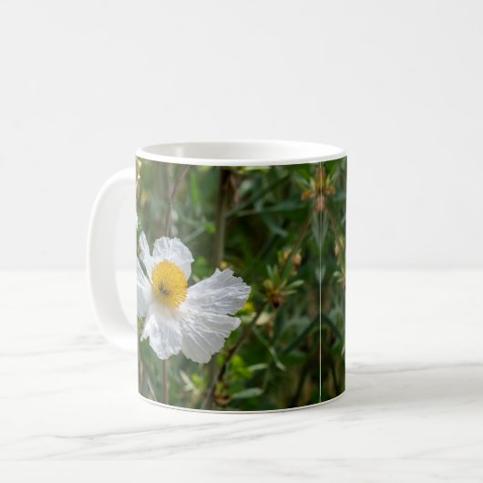 Matilija Poppy Tasse (Vorderseite Links)