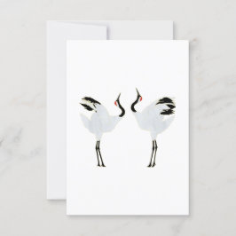 Mating Cranes Einladung