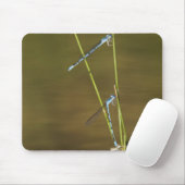 Mating Damselflies Mousepad (Mit Mouse)