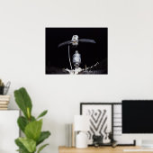 Mating Russian Zarya Module to Unity Module (ISS) Poster (Heimbüro)