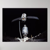 Mating Russian Zarya Module to Unity Module (ISS) Poster (Vorne)
