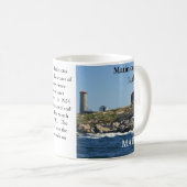 Matinicus Felsen-Licht, Maine-Tasse Kaffeetasse (VorderseiteRechts)
