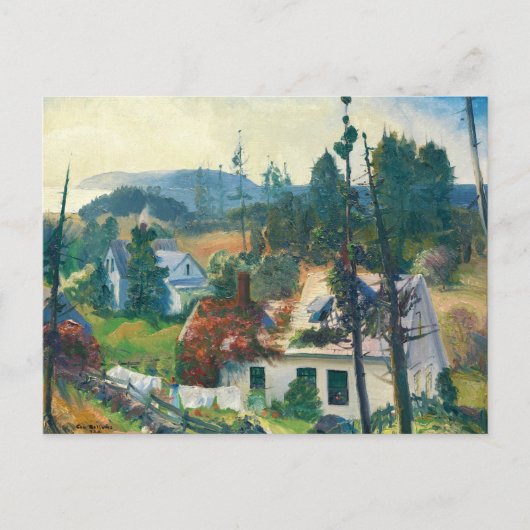 Matinicus Island, Maine, George Bellows Postkarte (Vorderseite)