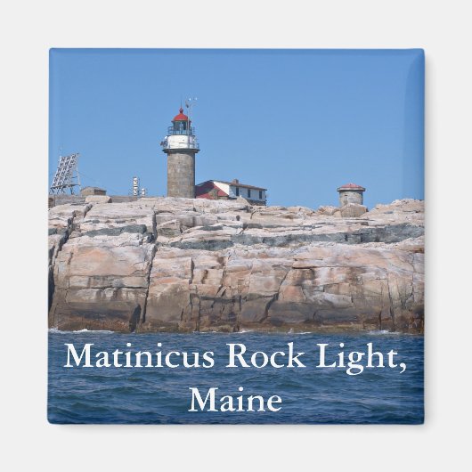 Matinicus Rock Light, Maine Magnet (Vorne)