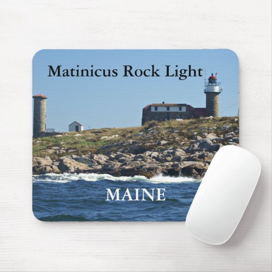 Matinicus Rock Light, Maine Mousepad (Mit Mouse)