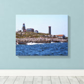 Matinicus Rock Lighthouse, Maine Leinwanddruck (Insitu (Holzboden))