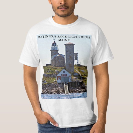 Matinicus Rock Lighthouse, Maine T-Shirt (Vorderseite)