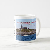 Matinicus Rock Lighthouse, Maine Tasse (VorderseiteRechts)