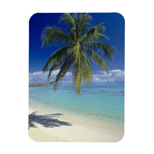 Matira Beach auf der Insel Bora Bora, Gesellschaft Magnet (Vertikal)