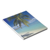 Matira Beach auf der Insel Bora Bora, Gesellschaft Notizblock (angewinkelt)