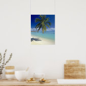 Matira Beach auf der Insel Bora Bora, Gesellschaft Poster (Küche)