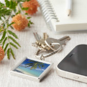 Matira Beach auf der Insel Bora Bora, Gesellschaft Schlüsselanhänger (Seite)