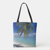 Matira Beach auf der Insel Bora Bora, Gesellschaft Tasche (Rückseite)