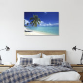 Matira Beach auf der Insel Bora Bora, Leinwanddruck (Insitu (Schlafzimmer))