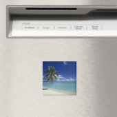 Matira Beach auf der Insel Bora Bora, Magnet (In Situ (Geschirrspüler))
