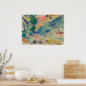 Matisse Abstracted Landscape Wall Art Poster (Küche)