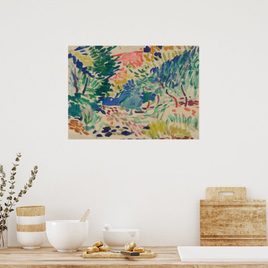 Matisse Abstracted Landscape Wall Art  Poster (Küche)