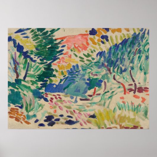 Matisse Abstracted Landscape Wall Art  Poster (Vorne)