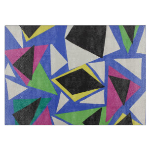 Matisse Abstrakte Geometrische Blaue Schnittkunst Schneidebrett