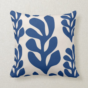 Matisse Blätter Blau Kissen