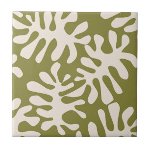 Matisse Blätter Grün Fliese