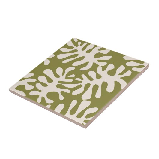 Matisse Blätter Grün Fliese (Seite)