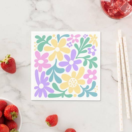 Matisse-Daisy-Muster Serviette (Beispiel)