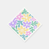 Matisse-Daisy-Muster Serviette (Ecke)