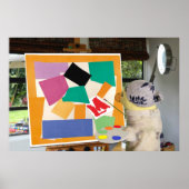 Matisse Die Schnecke in Ölen von Danny Duck Poster (Vorne)