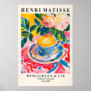 Matisse Espresso-Tasse Kunst Druck, Kaffee Poster, Poster