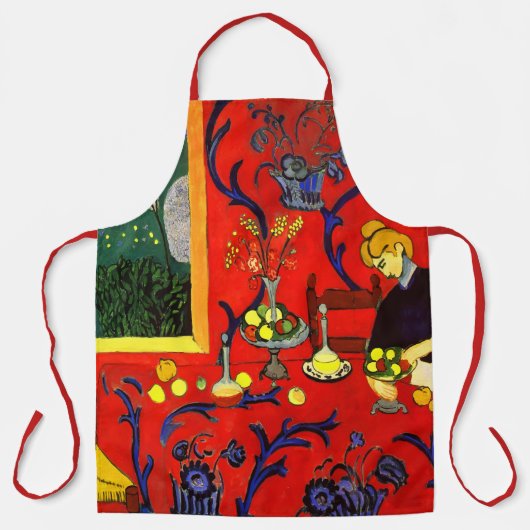 Matisse Harmonie in Rot Schürze (Vorderseite)