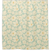 Matisse Inspired Flower Market - Barcelona Duschvorhang (Vorderseite)