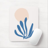 Matisse inspiriert Celadon Blue, Peach Leaf Cutout Mousepad (Mit Mouse)