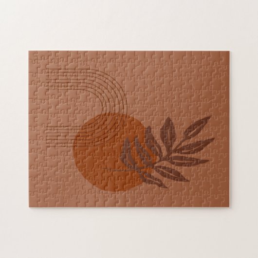 Matisse Inspiriert Wüste Vibes Abstrakt Formen Puzzle (Horizontal)