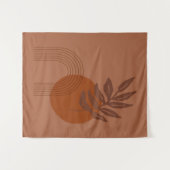 Matisse Inspiriert Wüste Vibes Abstrakt Formen Wandteppich (Vorderseite (Horizontal))