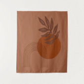 Matisse Inspiriert Wüste Vibes Abstrakt Formen Wandteppich (Vorderseite)