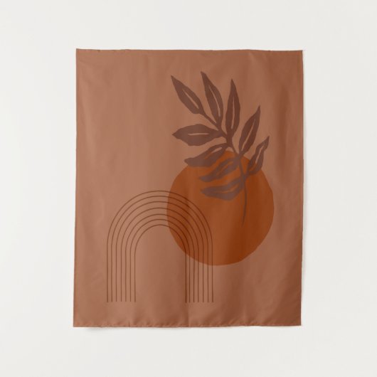 Matisse Inspiriert Wüste Vibes Abstrakt Formen Wandteppich (Vorderseite)