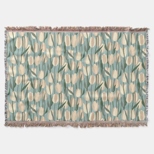Matisse inspirierter Blumenmarkt - Amsterdam Decke (Vorderseite)