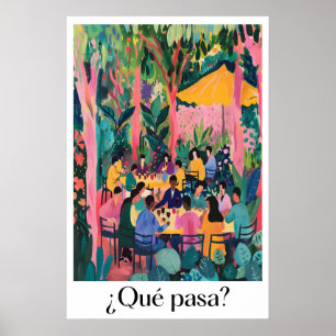 Matisse-Inspirierter Kunstdruck Resto-Cafe Gatheri Poster