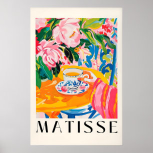 Matisse-inspirierter Teetassen-Kunstprint Mitte de Poster
