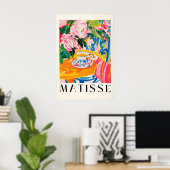 Matisse-inspirierter Teetassen-Kunstprint Mitte de Poster (Heimbüro)