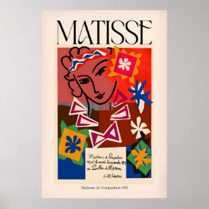 Matisse-Kunst Madame de Pompadour951 Abstrakt Poster