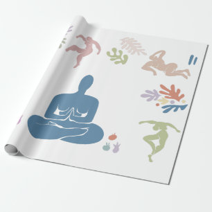 Matisse-Kunst-Meditationselemente Geschenkpapier